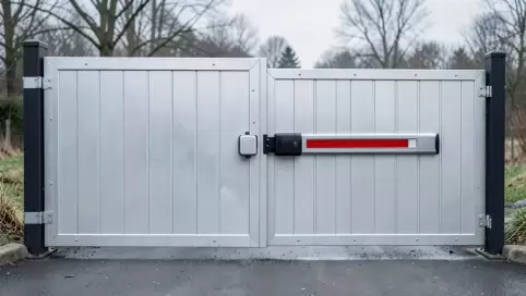brama na pilota z furtką
