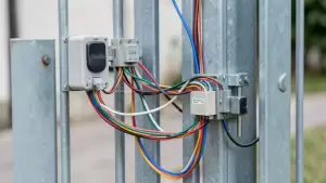 domofon do furtki z elektrozaczepem schemat