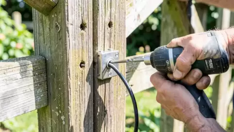 jak zamontować elektrozaczep do furtki