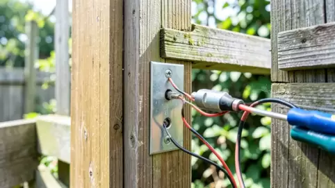 montaz elektrozaczepu furtki