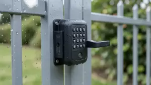 zamek szyfrowy do furtki zestaw