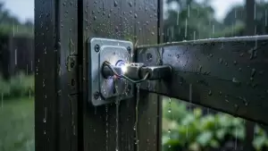 zasilanie elektrozaczepu furtki